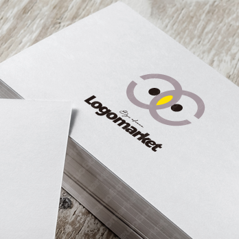 ランドルト環とかわいいとミニマルのロゴ