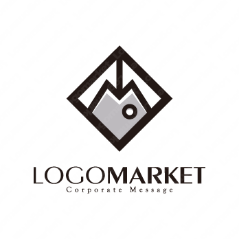 力強いとインパクトとミニマルのロゴ