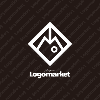 力強いとインパクトとミニマルのロゴ