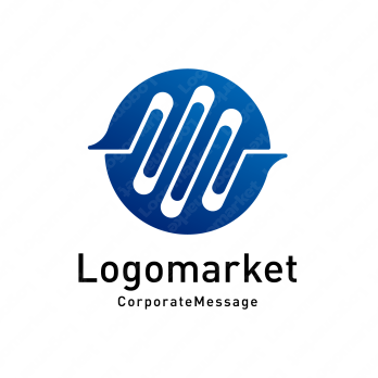 波形と音声波形とデータのロゴ