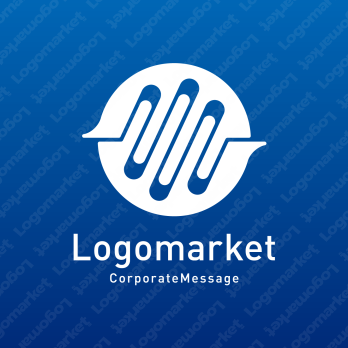 波形と音声波形とデータのロゴ