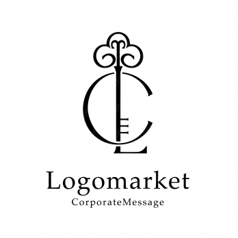 CLと鍵と上品のロゴ