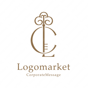 CLと鍵と上品のロゴ