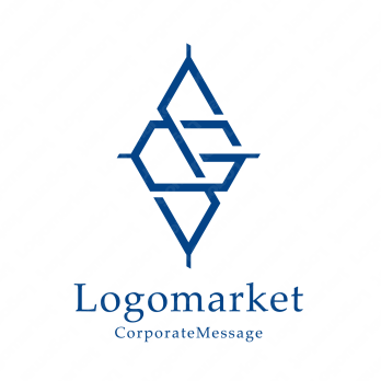 菱形とSGとダイヤ型のロゴ