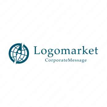 iとコンパスと方位磁針のロゴ