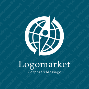 iとコンパスと方位磁針のロゴ