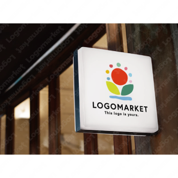 Aとaと虹のロゴ