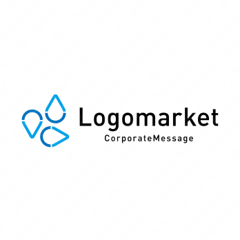 水滴と雫とNUCのロゴ