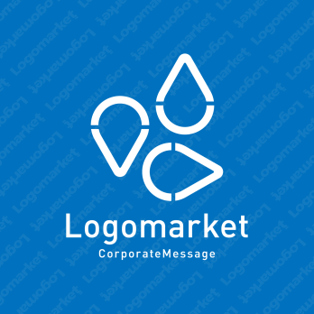 水滴と雫とNUCのロゴ