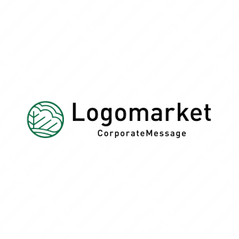 松と家紋風と親しみやすいのロゴ