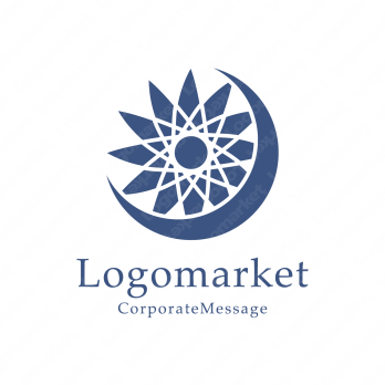 三日月と星と刃物のロゴ