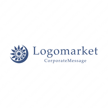 三日月と星と刃物のロゴ