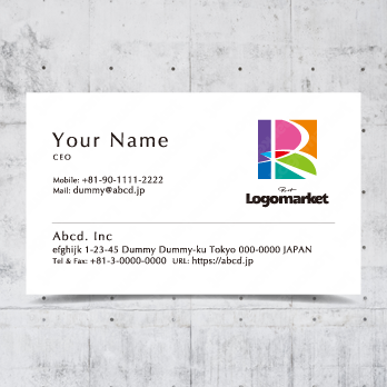 Aとaと虹のロゴ