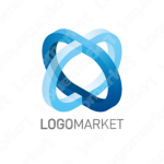 XとOと交差のロゴ