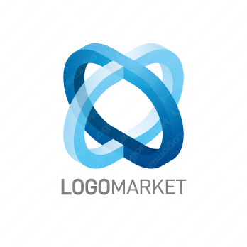 XとOと交差のロゴ