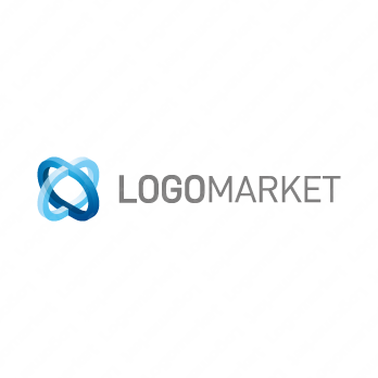 XとOと交差のロゴ