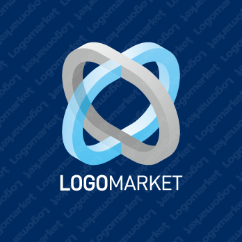 XとOと交差のロゴ