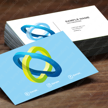 XとOと交差のロゴ