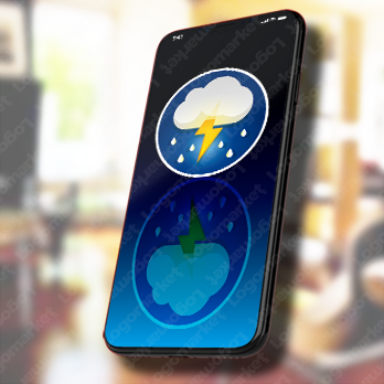 Aとaと虹のロゴ