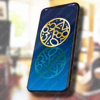 ナンバーと数字と数学のロゴ