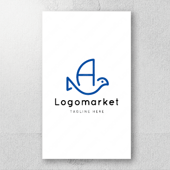 Aとaと虹のロゴ