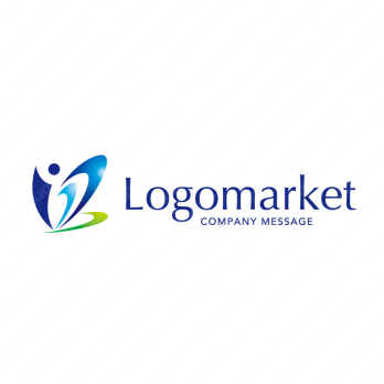 Bと人と飛翔のロゴ