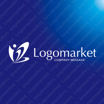 Bと人と飛翔のロゴ