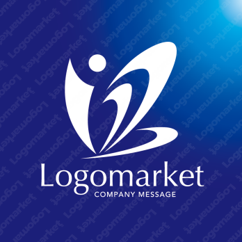 Bと人と飛翔のロゴ