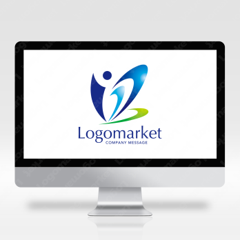 Bと人と飛翔のロゴ