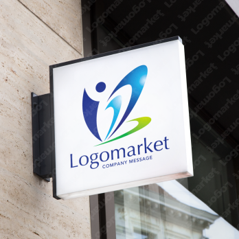 Bと人と飛翔のロゴ