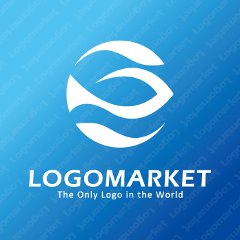 魚と循環と調和のロゴ