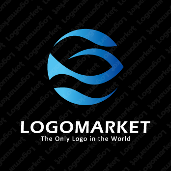 魚と循環と調和のロゴ