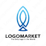 魚と剣と上昇のロゴ