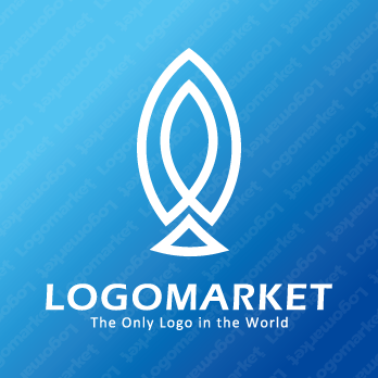 魚と剣と上昇のロゴ