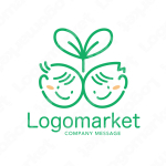 双葉と成長と寄り添うのロゴ