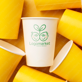 双葉と成長と寄り添うのロゴ