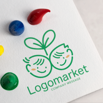 双葉と成長と寄り添うのロゴ