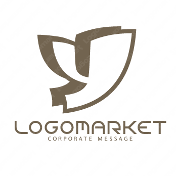 yとシンプルとまるっこいのロゴ