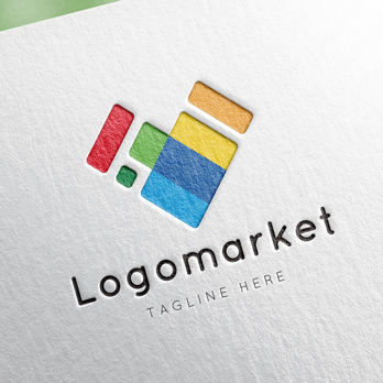 日本と日本地図とハートのロゴ