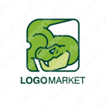 恐竜とレックスとティラノのロゴ