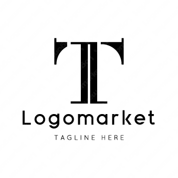 Tと1とナンバーワンのロゴ