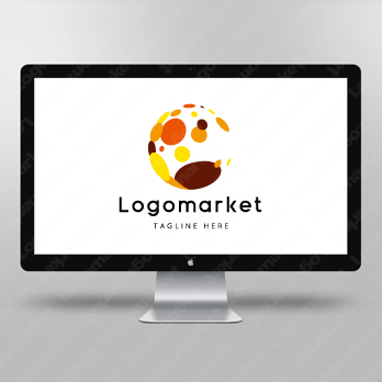 水と海と太陽のロゴ