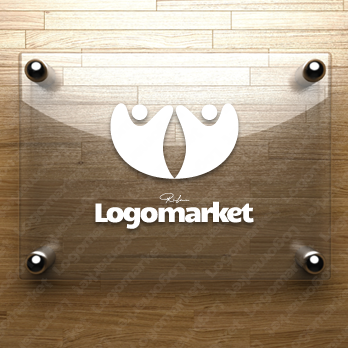 手と安心とハートのロゴ