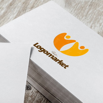 手と安心とハートのロゴ