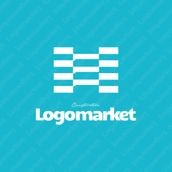 Hとシンプルとビルのロゴ