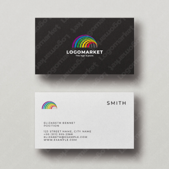 Aとaと虹のロゴ