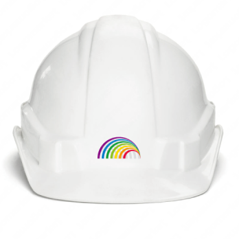 虹と架け橋と多様性のロゴ