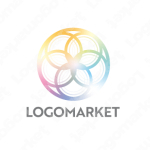 繋がりと多様性と光のロゴ