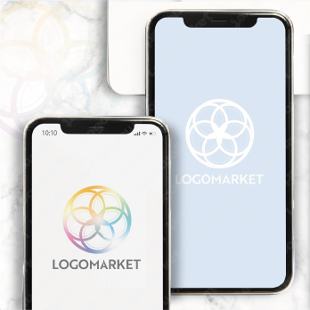 繋がりと多様性と光のロゴ