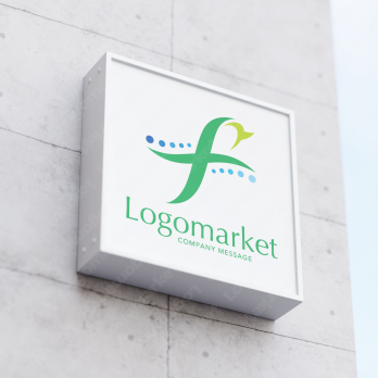 Fと清涼と鳥のロゴ